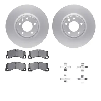 R1 Concepts WDTH1-02010 Brake Rotors - Carbon Coated W/ Euro Ceramic Pads & Hdw